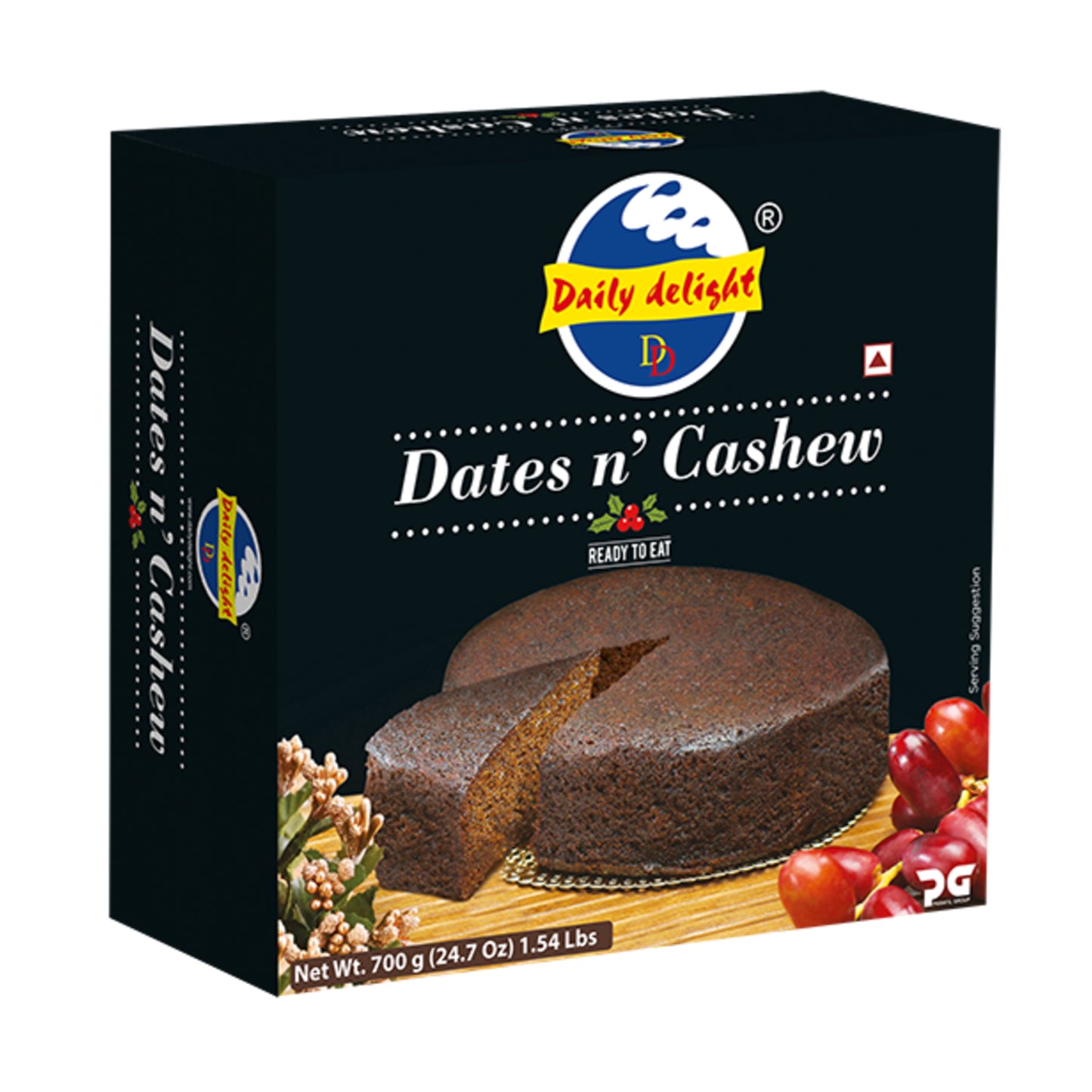 Daily Delight Dates and Cashew Cake 700g
